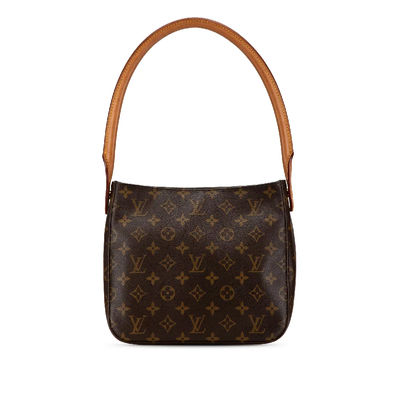 Women's Shoulder Bag with Fringe Details in Brown for a Bohemian StyleBrown Louis Vuitton Monogram Looping MM Shoulder Bag Women's Shoulder Bag with Fringe Details in Brown for a Bohemian StyleBrown Louis Vuitton Monogram Looping MM Shoulder Bag