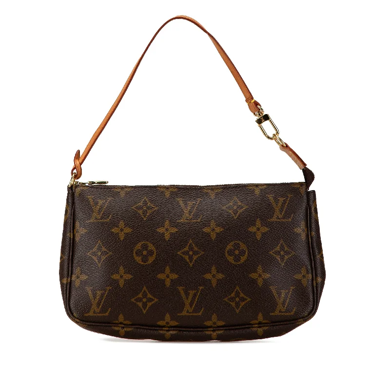 Shoulder Bag with Chain Strap in Silver for a Trendy AppearanceBrown Louis Vuitton Monogram Pochette Accessoires Shoulder Bag Shoulder Bag with Chain Strap in Silver for a Trendy AppearanceBrown Louis Vuitton Monogram Pochette Accessoires Shoulder Bag