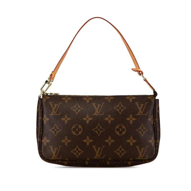 Metallic Shoulder Bag in Gold for Special OccasionsBrown Louis Vuitton Monogram Pochette Accessoires Shoulder Bag Metallic Shoulder Bag in Gold for Special OccasionsBrown Louis Vuitton Monogram Pochette Accessoires Shoulder Bag