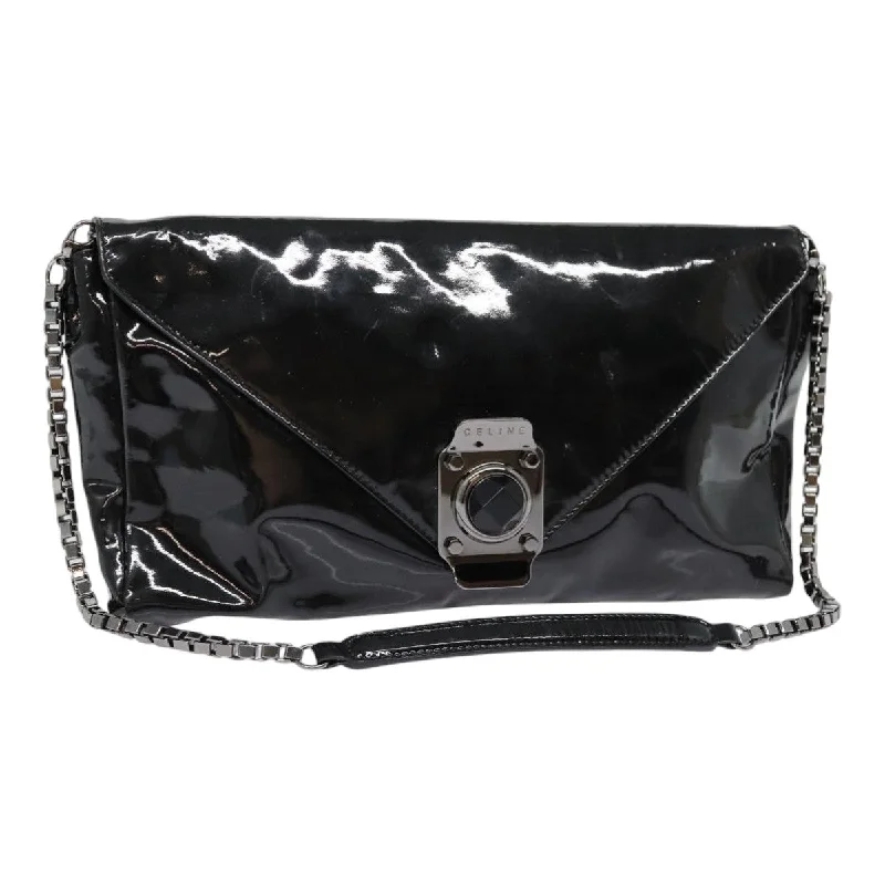 Crossbody Shoulder Bag in Black Leather with Gold Hardware for Night OutsCéline Leather Shoulder Bag (Pre-Owned) Crossbody Shoulder Bag in Black Leather with Gold Hardware for Night OutsCéline Leather Shoulder Bag (Pre-Owned)