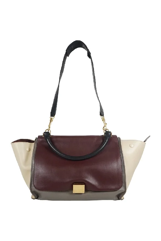 Vegan Leather Shoulder Bag in Gray for Ethical Fashion Lovers[WB4158] Celine | Cross-Body Bag