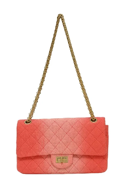Canvas and Leather Combo Shoulder Bag in Tan for a Rustic Look[WB5272] Chanel | Cross-Body Bag