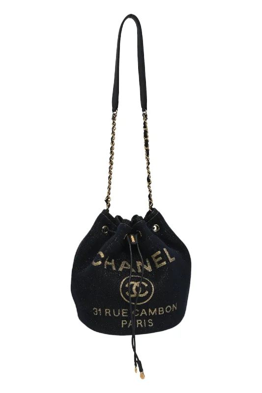 Canvas and Leather Combo Shoulder Bag in Tan for a Rustic Look[WB5874] Chanel | Cross-Body Bag