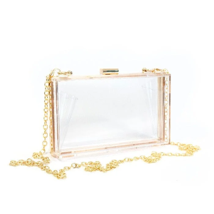 Geometric - Patterned PVC Evening Bag in Multicolor for Trendy Nights OutConcert Clutch Geometric - Patterned PVC Evening Bag in Multicolor for Trendy Nights OutConcert Clutch
