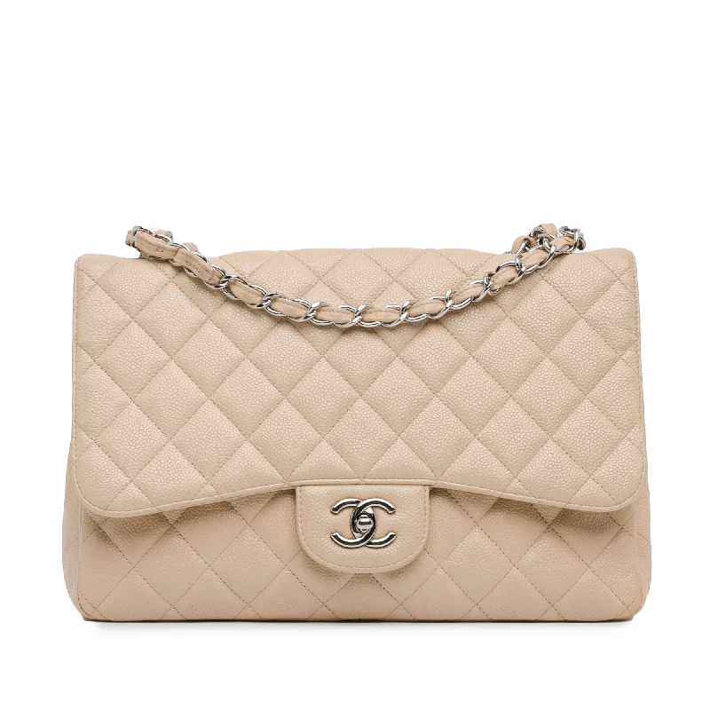 Women's Waterproof Nylon Shoulder Bag in Green for HikingCream Chanel Jumbo Classic Caviar Single Flap Bag Women's Waterproof Nylon Shoulder Bag in Green for HikingCream Chanel Jumbo Classic Caviar Single Flap Bag