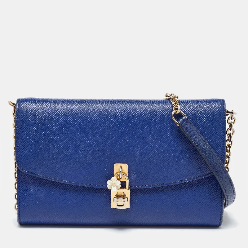 Women's Shoulder Bag with Adjustable Strap in Pink for ComfortDolce & Gabbana Blue Leather Padlock Chain Shoulder Bag Women's Shoulder Bag with Adjustable Strap in Pink for ComfortDolce & Gabbana Blue Leather Padlock Chain Shoulder Bag