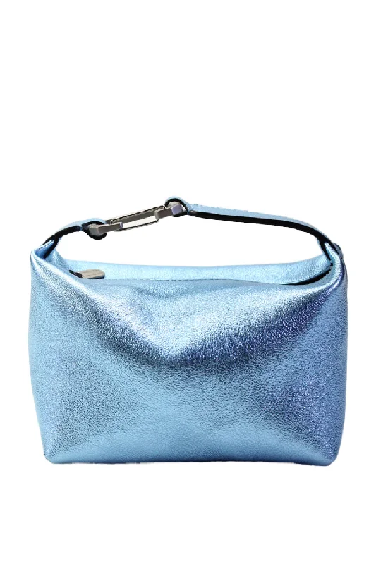 Women's Shoulder Bag with Floral Embroidery in Purple for Spring WalksEERA Womens Zip Top Single Handle Small Metallic Pouch Handbag Blue Leather Women's Shoulder Bag with Floral Embroidery in Purple for Spring WalksEERA Womens Zip Top Single Handle Small Metallic Pouch Handbag Blue Leather