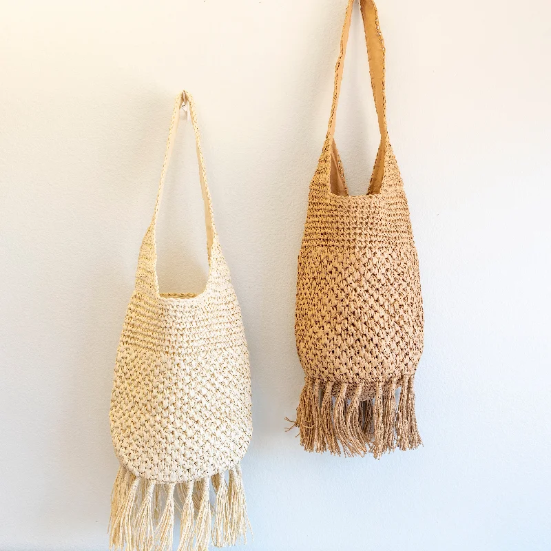 Vegan Leather Shoulder Bag in Gray for Ethical Fashion LoversElena Handbags Large Straw Woven Shoulder Bag with Tassel Vegan Leather Shoulder Bag in Gray for Ethical Fashion LoversElena Handbags Large Straw Woven Shoulder Bag with Tassel
