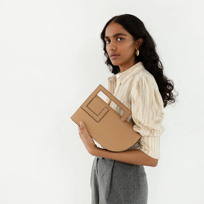 Pearl - Embellished Clutch in Cream for Bridal ShowersAdisee Emily Sand Clutches