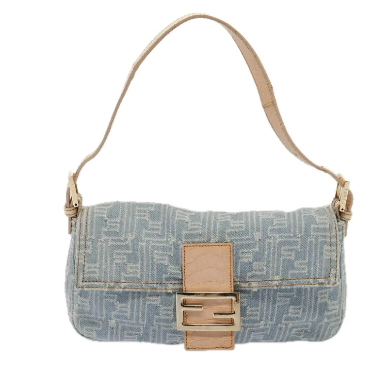 Leather Shoulder Bag with Magnetic Closure in Black for Quick AccessFendi Baguette Canvas Shoulder Bag (Pre-Owned) Leather Shoulder Bag with Magnetic Closure in Black for Quick AccessFendi Baguette Canvas Shoulder Bag (Pre-Owned)