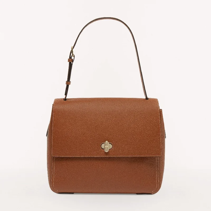 Metallic Shoulder Bag in Gold for Special OccasionsFurla DANAE Shoulder Bag M