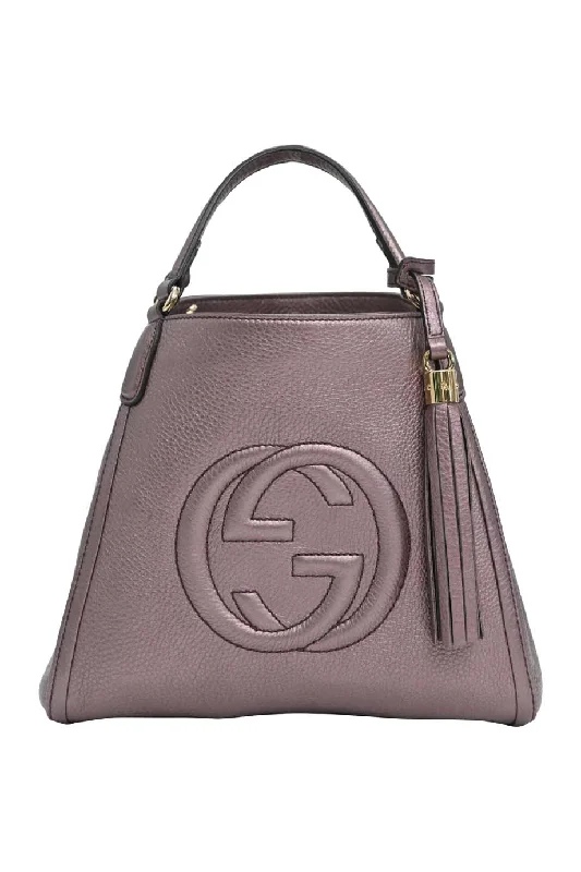 Shoulder Bag with Chain Strap in Silver for a Trendy Appearance[WB5792] Gucci | Satchel