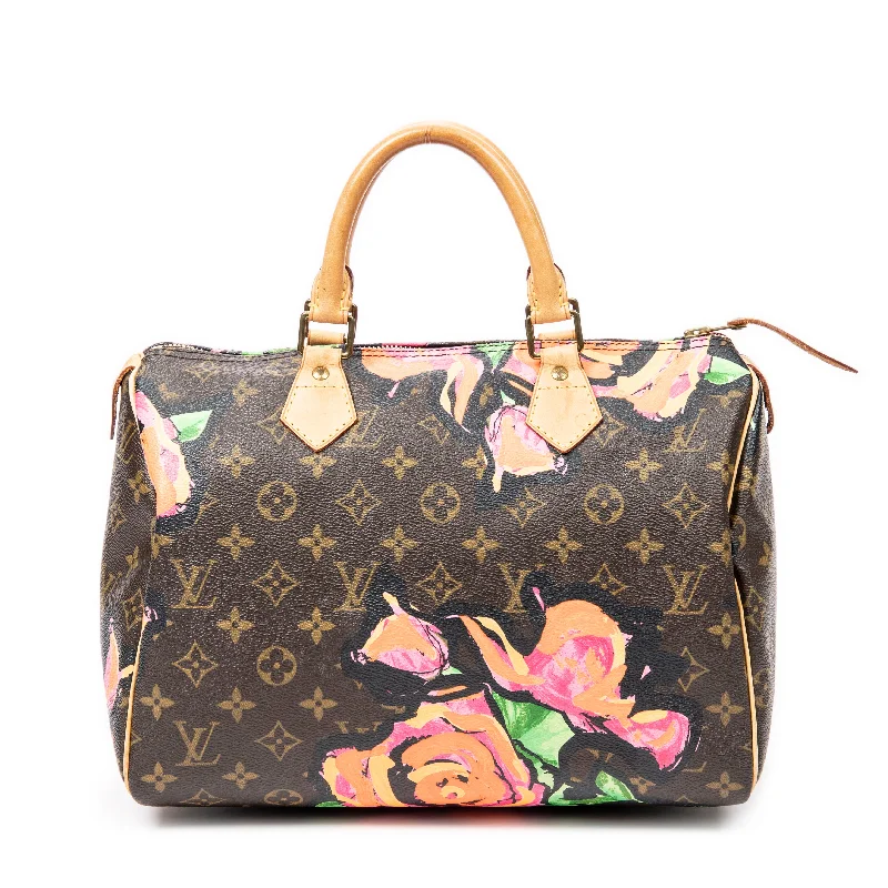 Quilted Shoulder Bag in Cream for a Classic and Elegant LookLtd. Ed. Stephen Sprouse Roses Speedy 30 Quilted Shoulder Bag in Cream for a Classic and Elegant LookLtd. Ed. Stephen Sprouse Roses Speedy 30
