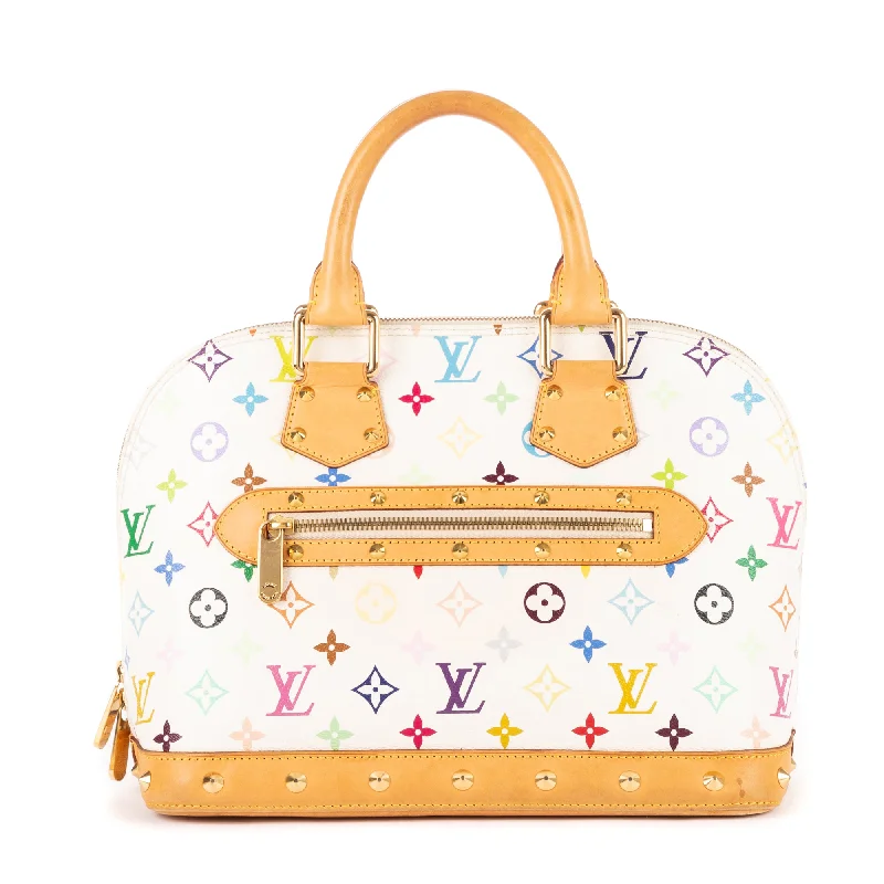 Women's Waterproof Nylon Shoulder Bag in Green for HikingLtd. Ed. Takashi Murakami Multicolore Alma PM Women's Waterproof Nylon Shoulder Bag in Green for HikingLtd. Ed. Takashi Murakami Multicolore Alma PM