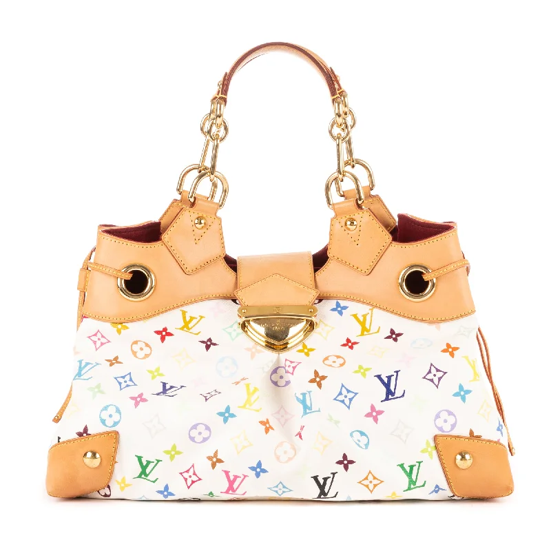 Women's Shoulder Bag with Floral Embroidery in Purple for Spring WalksLtd. Ed. Takashi Murakami Multicolore Ursula Women's Shoulder Bag with Floral Embroidery in Purple for Spring WalksLtd. Ed. Takashi Murakami Multicolore Ursula