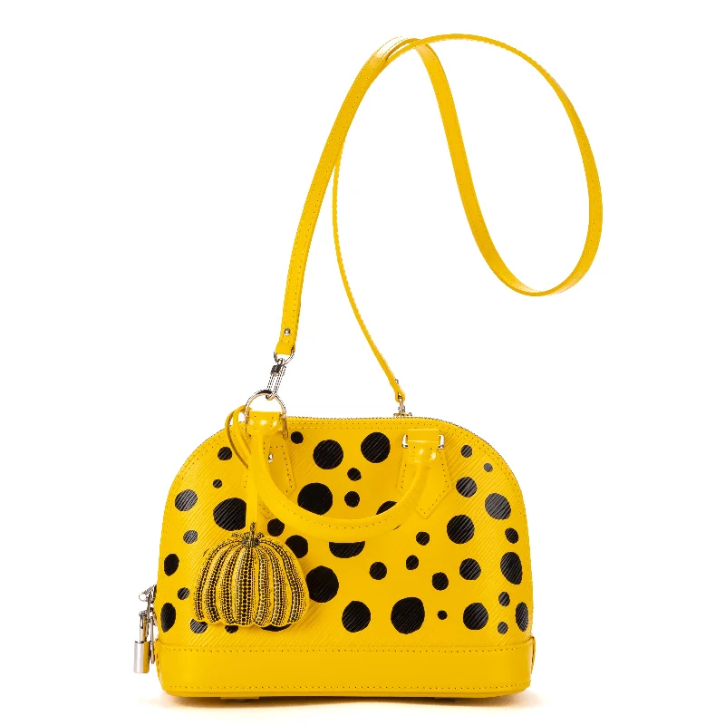 Shoulder Bag with Geometric Pattern in Multicolor for a Contemporary StyleLtd. Ed. "Yayoi Kusama Infinity Dots" Alma BB Shoulder Bag with Geometric Pattern in Multicolor for a Contemporary StyleLtd. Ed. "Yayoi Kusama Infinity Dots" Alma BB