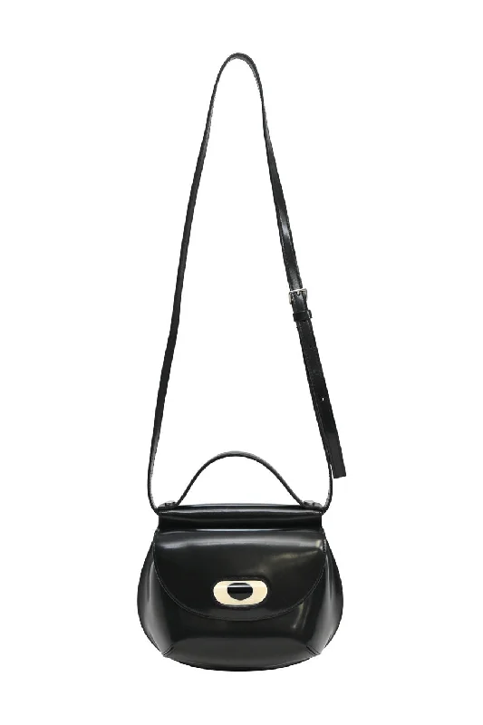 Women's Canvas Shoulder Bag in Navy with Striped Pattern for Beach Trips[WB5793] Marni | Cross-Body Bag