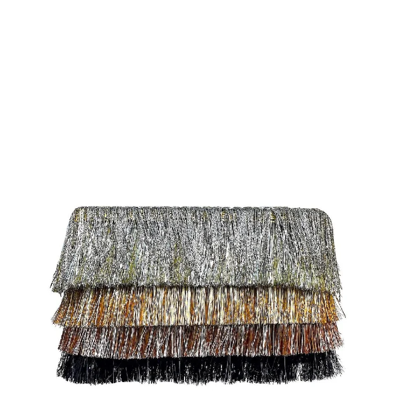 Snake - Skin Effect Clutch in Green for Exotic PartiesOmbre 2.0 Clutch