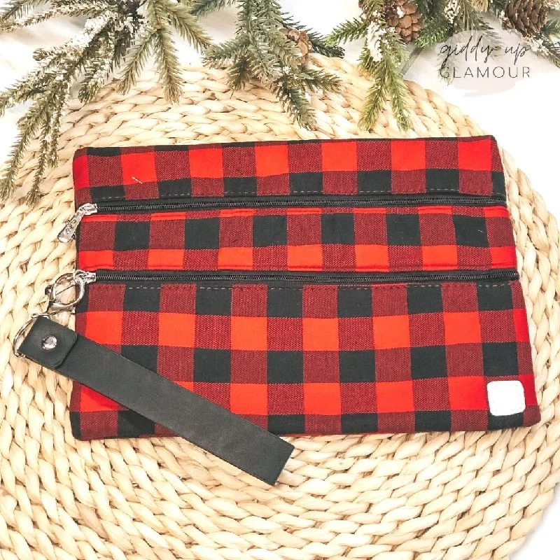 Women's Studded Leather Evening Bag in Black for Rock - n - Roll NightsPlaid Promises | The Versi Two Pouch Bag in Buffalo Plaid Women's Studded Leather Evening Bag in Black for Rock - n - Roll NightsPlaid Promises | The Versi Two Pouch Bag in Buffalo Plaid
