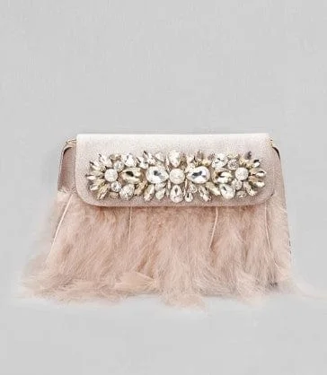 Bejeweled Clutch in Purple for Opera PerformancesRubans Embellished Leather Envelope Clutches With Fringed Bejeweled Clutch in Purple for Opera PerformancesRubans Embellished Leather Envelope Clutches With Fringed