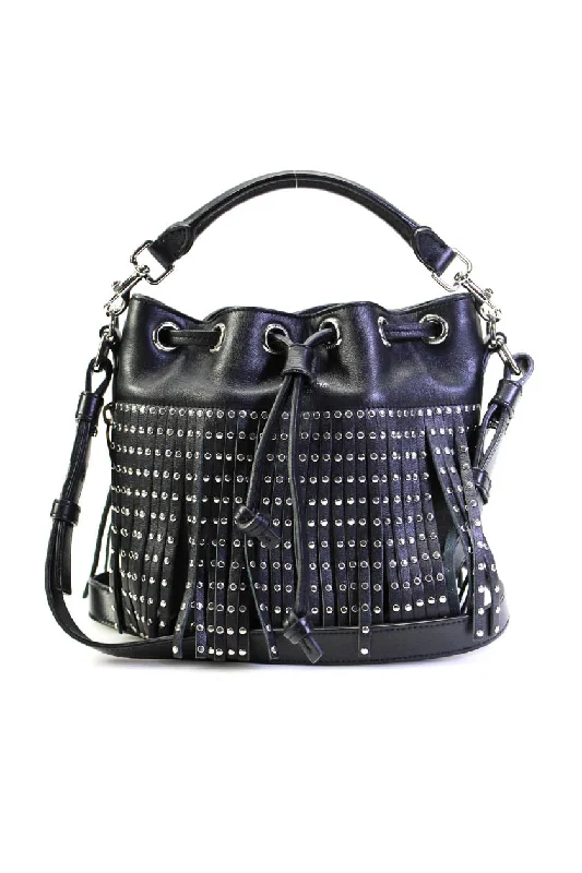 Women's Shoulder Bag with Adjustable Strap in Pink for ComfortSaint Laurent Womens Emmanuel Small Studded Fringe Bucket Handbag Black Leather Women's Shoulder Bag with Adjustable Strap in Pink for ComfortSaint Laurent Womens Emmanuel Small Studded Fringe Bucket Handbag Black Leather