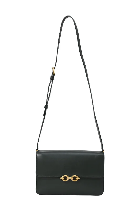 Shoulder Bag with Chain Strap in Silver for a Trendy Appearance[WB7220] Saint Laurent | Cross-Body Bag