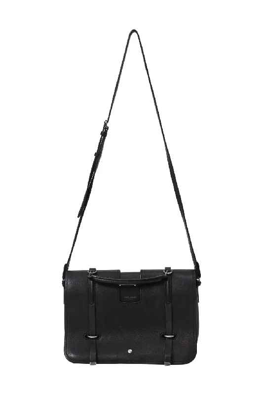 Shoulder Bag with Chain Strap in Silver for a Trendy Appearance[WB7256] Saint Laurent | Satchel