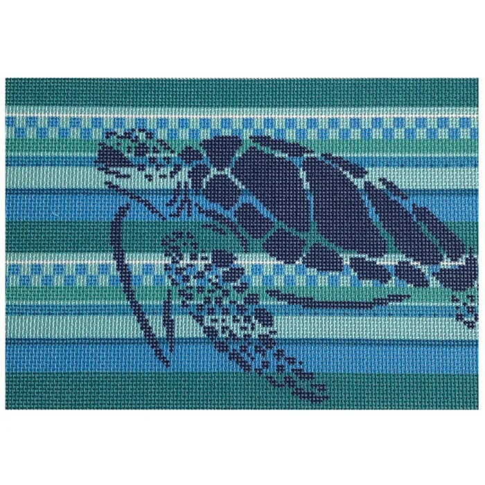 Women's Embroidered Silk Evening Bag in Navy for WeddingsSea Turtle Stencil/Stripes Clutch Women's Embroidered Silk Evening Bag in Navy for WeddingsSea Turtle Stencil/Stripes Clutch
