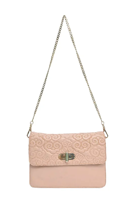 Pvc Shoulder Bag in Clear with Glitter for a Fun and Modern Look[WB5537] Shanghai Tang | Cross-Body Bag