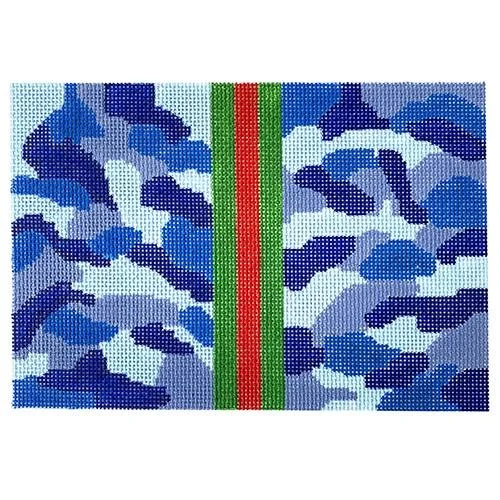 Women's Lizard - Print Clutch in Brown for a Chic LookCamouflage Clutch - Blue