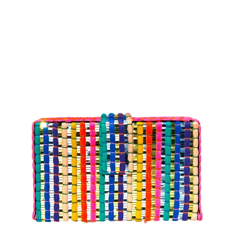 Leather Clutch with Chain Strap in Black for Cocktail PartiesSummer Dori 2.0 Clutch Leather Clutch with Chain Strap in Black for Cocktail PartiesSummer Dori 2.0 Clutch