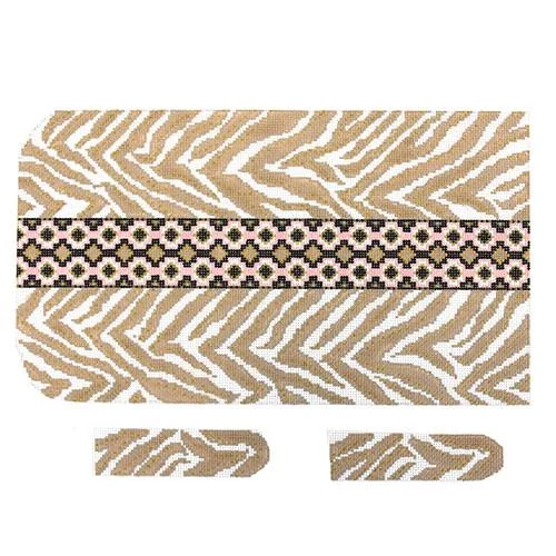 Women's Lizard - Print Clutch in Brown for a Chic LookThe Heather Trifold Clutch