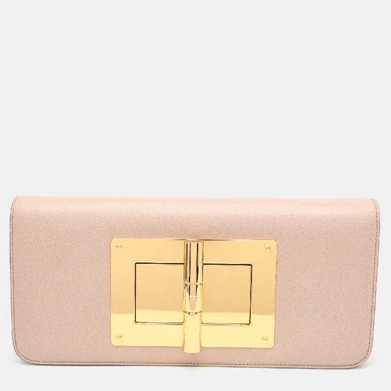 Crossbody Shoulder Bag in Black Leather with Gold Hardware for Night OutsTom Ford Beige Leather Natalia Shoulder Bag Crossbody Shoulder Bag in Black Leather with Gold Hardware for Night OutsTom Ford Beige Leather Natalia Shoulder Bag
