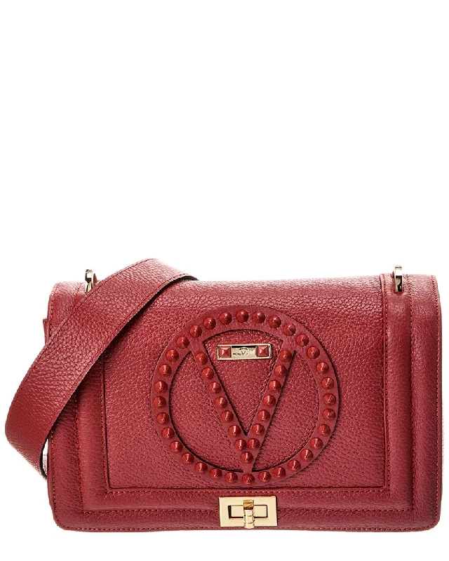Metallic Shoulder Bag in Gold for Special OccasionsValentino by Mario Valentino Alice Rock Leather Shoulder Bag Metallic Shoulder Bag in Gold for Special OccasionsValentino by Mario Valentino Alice Rock Leather Shoulder Bag