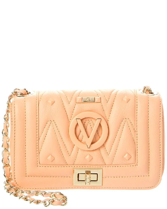 Women's Shoulder Bag with Floral Embroidery in Purple for Spring WalksValentino by Mario Valentino Beatriz Diamond Leather Shoulder Bag Women's Shoulder Bag with Floral Embroidery in Purple for Spring WalksValentino by Mario Valentino Beatriz Diamond Leather Shoulder Bag