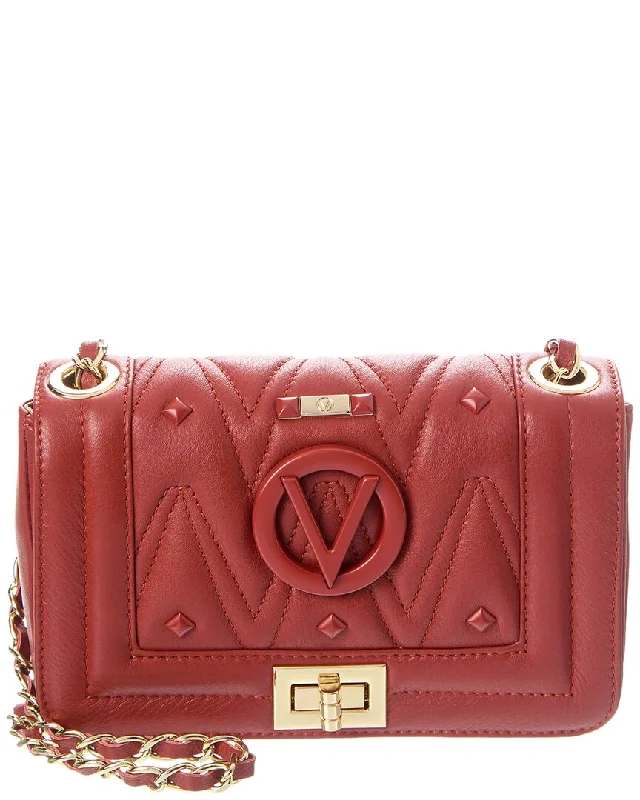 Women's Shoulder Bag with Adjustable Strap in Pink for ComfortValentino by Mario Valentino Beatriz Diamond Leather Shoulder Bag Women's Shoulder Bag with Adjustable Strap in Pink for ComfortValentino by Mario Valentino Beatriz Diamond Leather Shoulder Bag