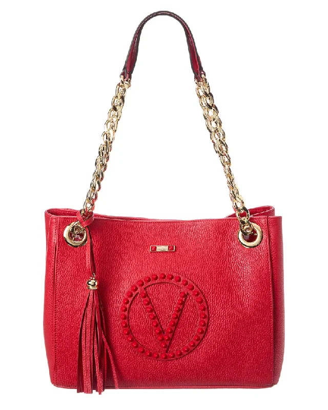 Shoulder Bag with Geometric Pattern in Multicolor for a Contemporary StyleValentino by Mario Valentino Luisa Rock Leather Shoulder Bag Shoulder Bag with Geometric Pattern in Multicolor for a Contemporary StyleValentino by Mario Valentino Luisa Rock Leather Shoulder Bag