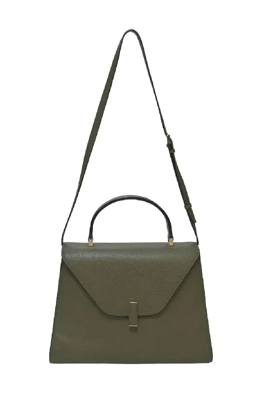 Women's Shoulder Bag with Zippered Pockets in Orange for Safety[WB5409] Valextra | Satchel