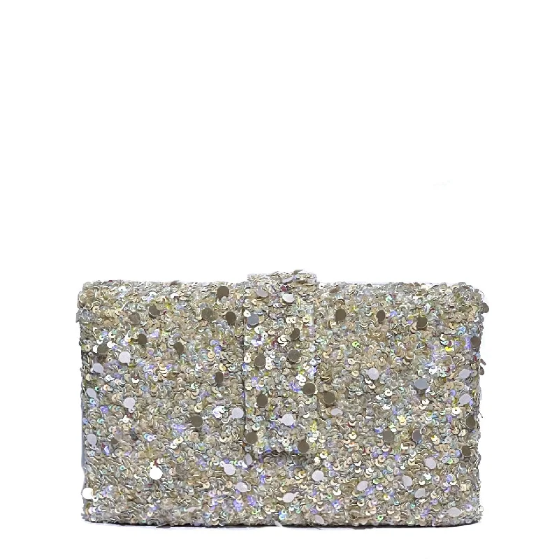 Large Sequin Clutch in Gold for Red - Carpet EventsFrosted Clutch