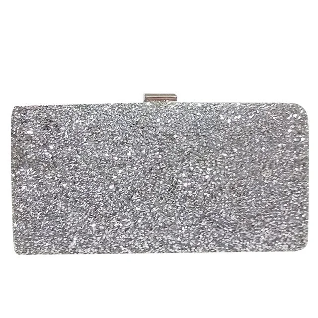 Pearl - Embellished Clutch in Cream for Bridal ShowersCrystal Clutch Party Purse