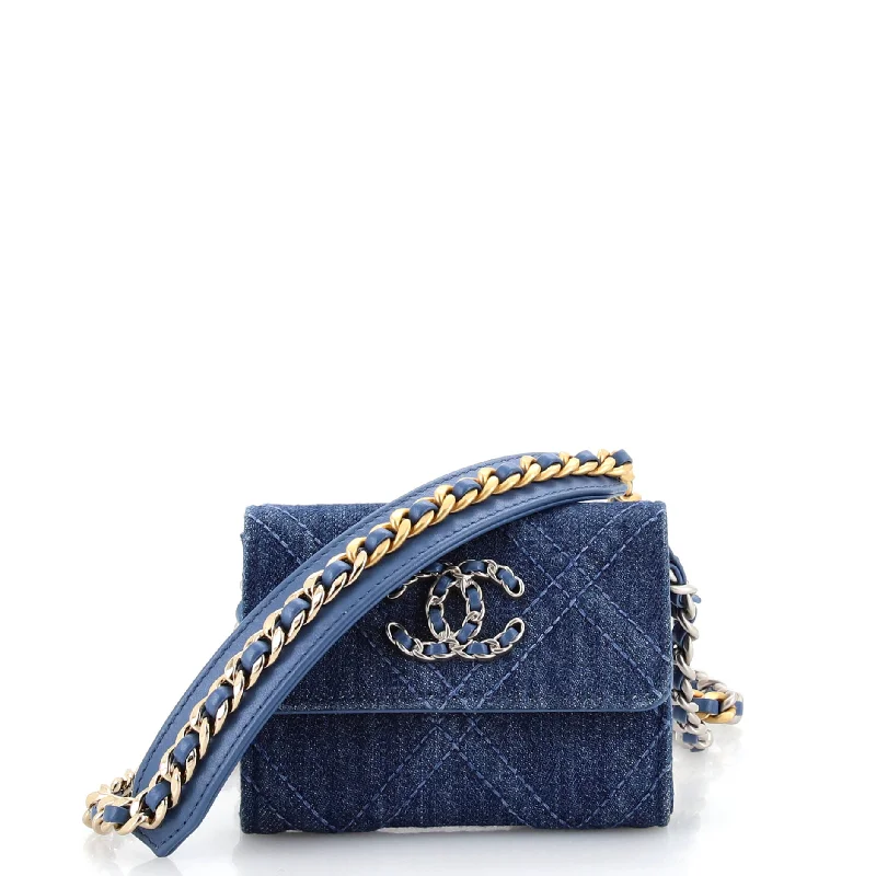 Medium - sized Canvas Crossbody Bag in Beige with Floral Print for Spring Outings19 Flap Coin Purse With Chain Quilted Denim Medium - sized Canvas Crossbody Bag in Beige with Floral Print for Spring Outings19 Flap Coin Purse With Chain Quilted Denim