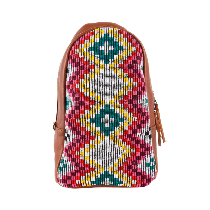 Medium - sized Canvas Crossbody Bag in Beige with Floral Print for Spring Outings2.0 CROSSBODY SLING - H&S PANEL - CAFE - NO. 12536 Medium - sized Canvas Crossbody Bag in Beige with Floral Print for Spring Outings2.0 CROSSBODY SLING - H&S PANEL - CAFE - NO. 12536