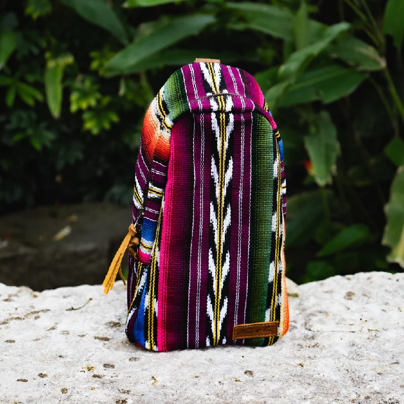 Straw Crossbody Bag in Natural Color for Beach Vacations and Summer Days2.0 CROSSBODY SLING - RAINBOW FALLS - CAFE