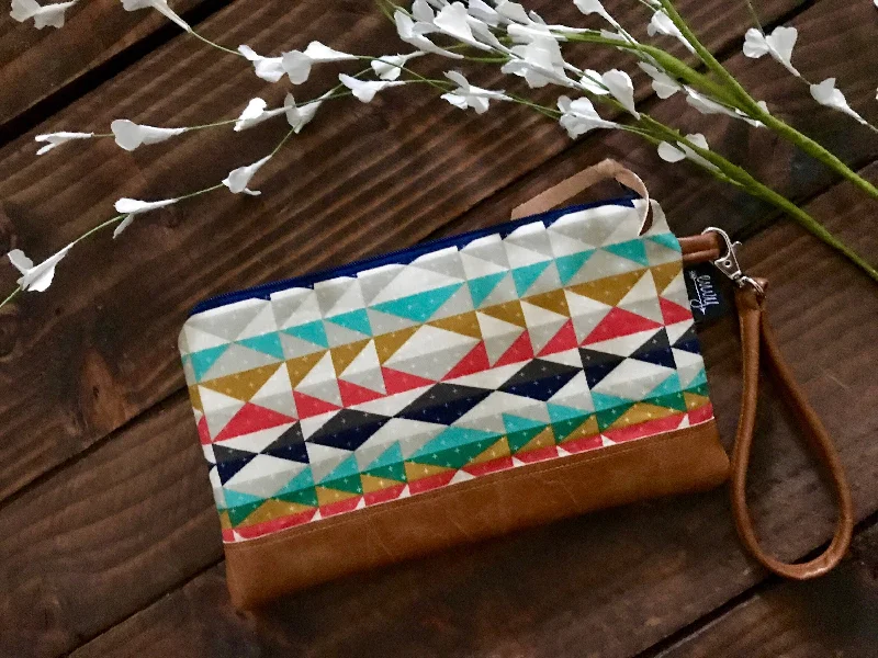 Women's Monogrammed Leather Clutch in Tan for Personalized StyleAztec Overlook with Vegan Leather - Zippered Wristlet Clutch / Bridesmaid Gift- Accessory Make Up Bag - Women's Monogrammed Leather Clutch in Tan for Personalized StyleAztec Overlook with Vegan Leather - Zippered Wristlet Clutch / Bridesmaid Gift- Accessory Make Up Bag -