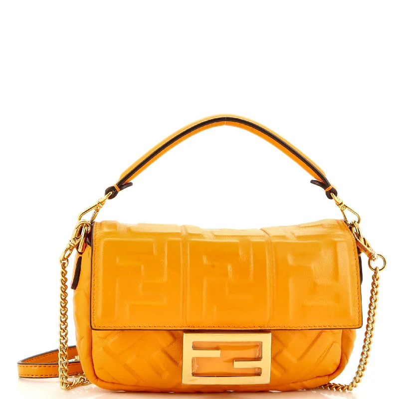 Women's Small Leather Crossbody Bag in Black with Gold Hardware for Evening PartiesBaguette NM Bag Zucca Embossed Leather Mini Women's Small Leather Crossbody Bag in Black with Gold Hardware for Evening PartiesBaguette NM Bag Zucca Embossed Leather Mini