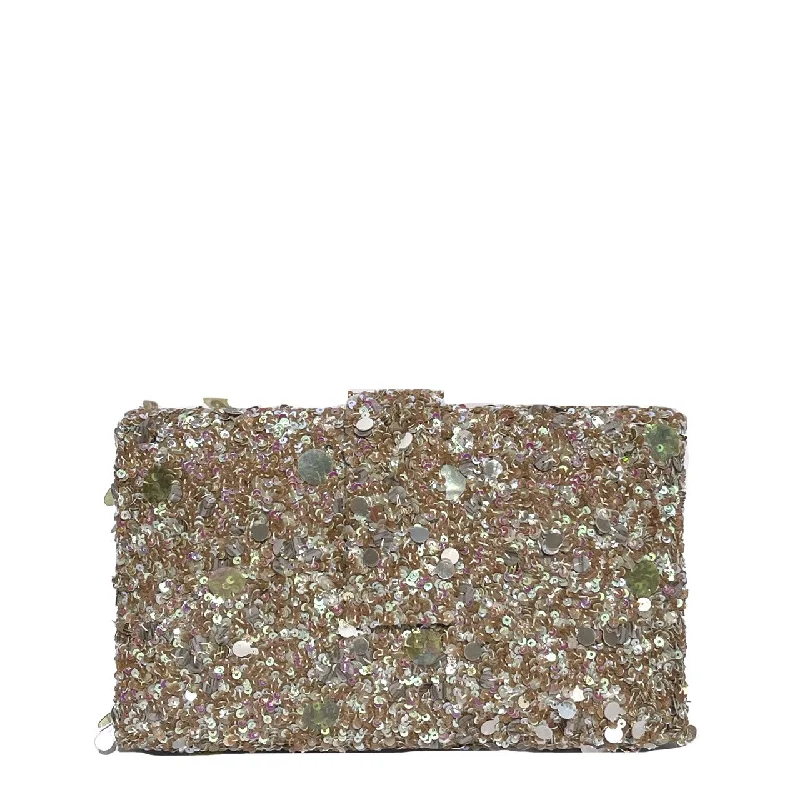Suede Clutch with Tassel Details in Olive for Fall SoireesBiscotti Clutch