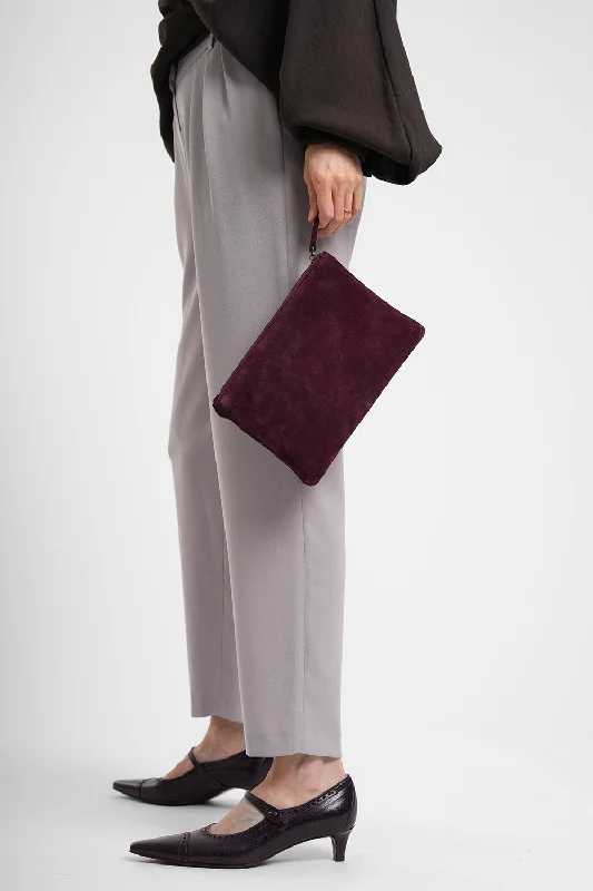 Mirrored Clutch in Silver for Futuristic - Themed GatheringsBo Trucco Bag - vino