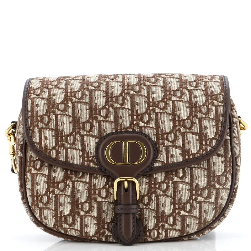 Medium - sized Canvas Crossbody Bag in Beige with Floral Print for Spring OutingsBobby Flap Bag Oblique Canvas Medium Medium - sized Canvas Crossbody Bag in Beige with Floral Print for Spring OutingsBobby Flap Bag Oblique Canvas Medium