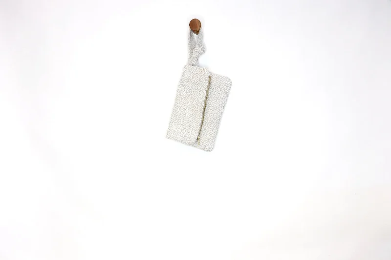 Quilted Leather Evening Bag in Gray for Sophisticated EventsBristol Clutch