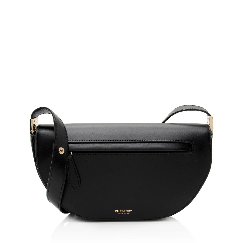 Metallic Crossbody Bag in Silver for New Year's Eve and Special CelebrationsBurberry Smooth Calfskin Olympia Small Crossbody